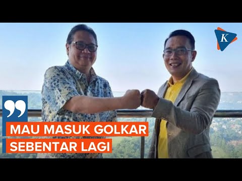 Ridwan Kamil Akan Umumkan Gabung Golkar dalam Waktu Dekat