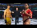 PS5 | Bruce Lee vs. Indian Shanaya Rematch [EA Sport UFC 4]🥊