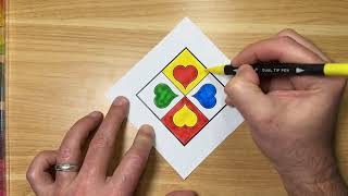 Clover Hearts Coloring Sheet Time Lapse