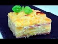 Pastel de patata con jamón y queso (pastel de papas)