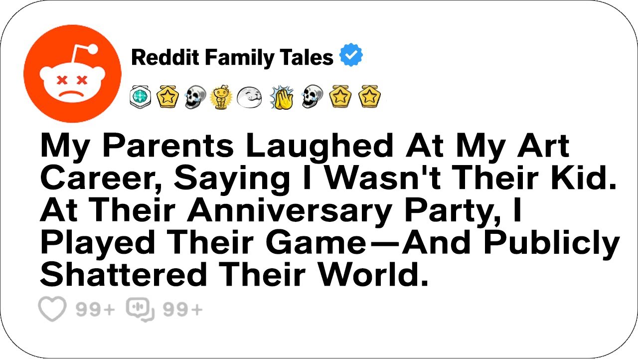 Мои родители смеялись над моей карьерой в искусстве, говоря, что я не их ребёнок. В их... — Семей...