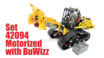 LEGO® Technic 42094 Tracked loader - BuWizz motorization tutorial