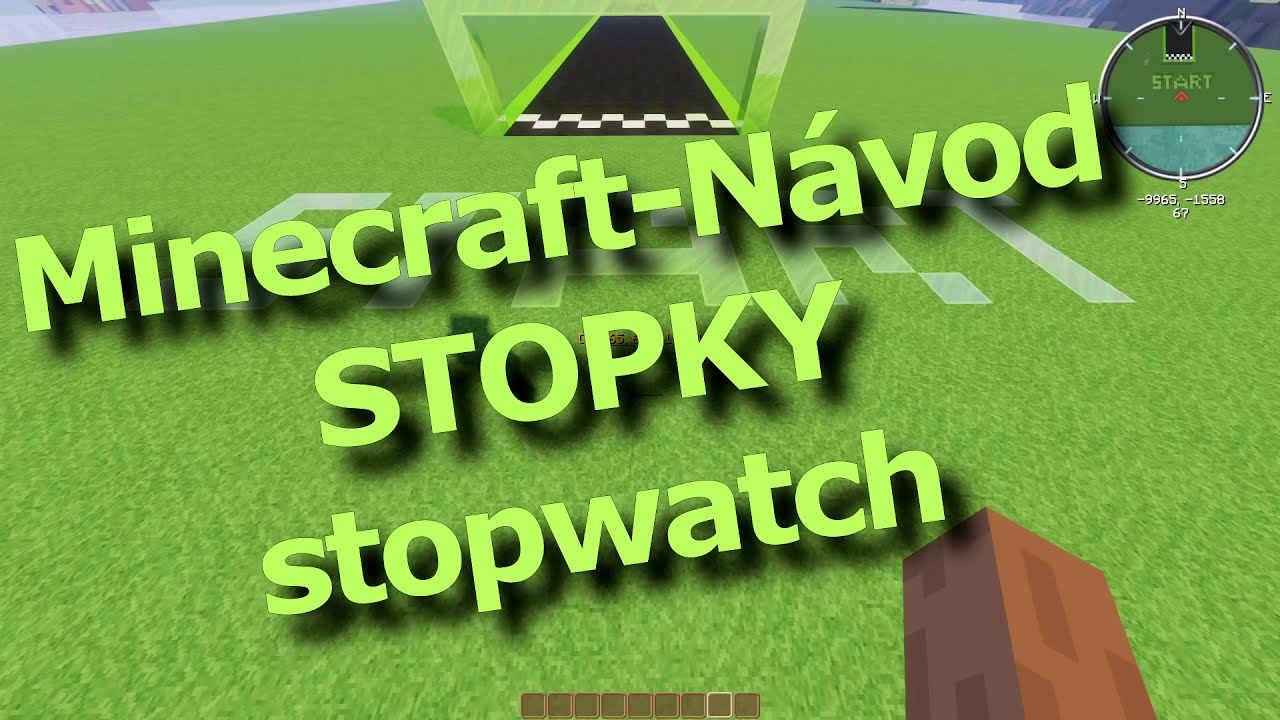 Tutorial Minecraft Návod na rýchle Stopky ScoreBoard Fast