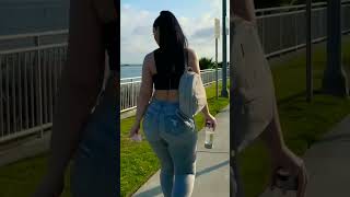 hot 😍 ass girl walking road। ass shaking twerking #shortsfeeds #shorts