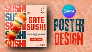 Stunning Food Posters Graphic Design Product Showcase Tutorial
