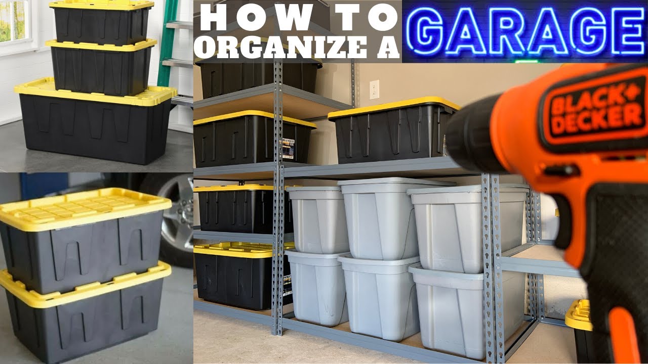 HOW TO DECLUTTER AND ORGANIZE YOUR GARAGE ON A BUDGET | GARAGE STORAGE ...