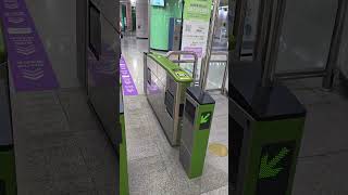 [철도] 7호선 부천종합운동장역 태그리스 게이트 통과(하차)