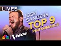 Josh sanders performs chris stapletons white horse  the voice lives  nbc