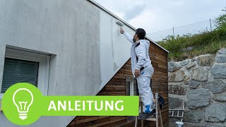 Fassadenanstrich - Hausfassade selber streichen. So geht´s