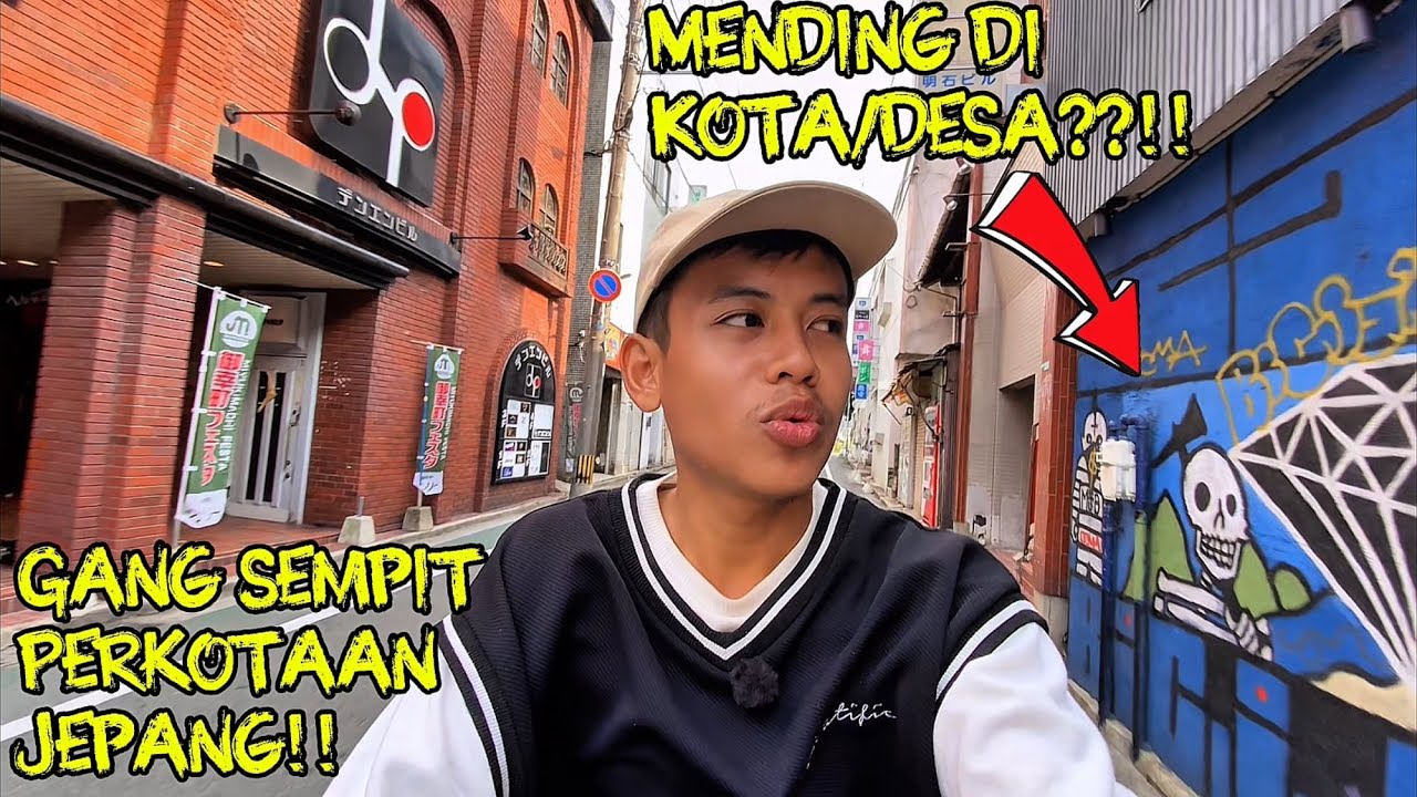 MASUK GANG SEMPIT DI PERKOTAAN FUKUOKA JEPANG!!