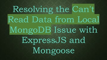 Resolving the Can