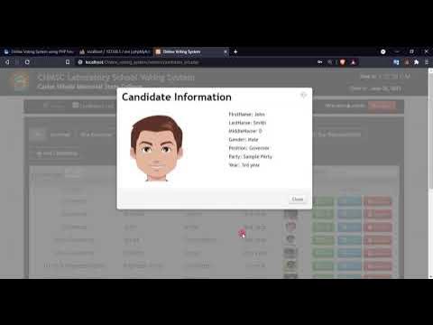 Online Voting System using PHP DEMO - YouTube