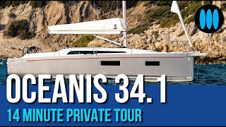 BENETEAU OCEANIS 34.1  14 minute private tour (english version)