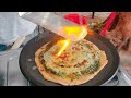 Egg Cooked Over Paratha with Fire Torch | Most Epic Egg Cooking | Indian Street Food