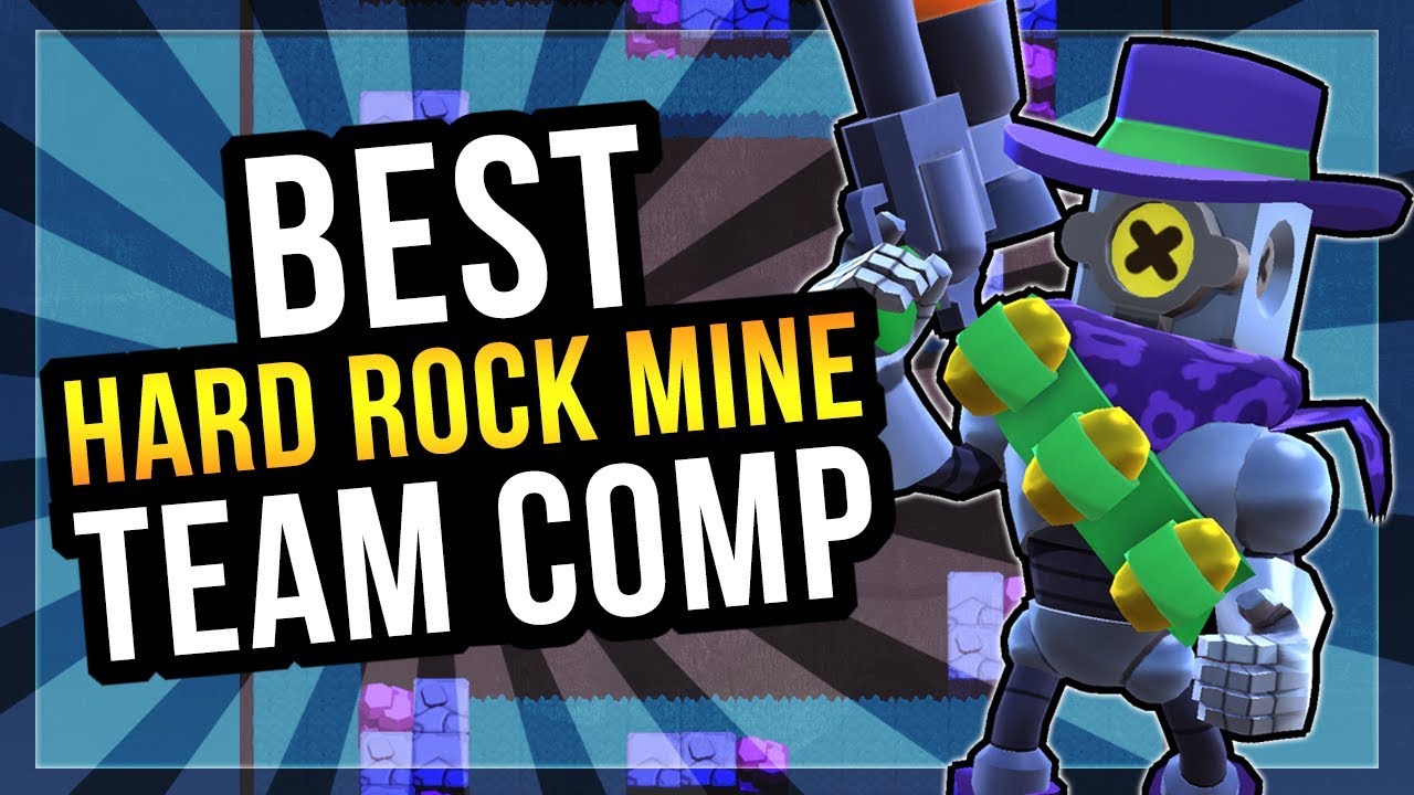 Best Hard Rock Mine Team Comp Top 100 Gem Grab Gameplay Brawl Stars Youtube - mine brawl stars