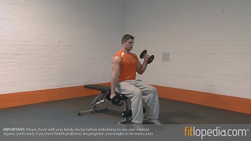 Alternate Seated Dumbbell Hammer Curl