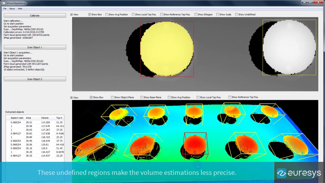 Dual laser line triangulation and 3D objects extraction (V103ET) YouTube