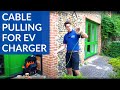 Running Underground Cables for an Electric Vehicle Charging Point