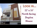 22&#39;x55&#39; North Facing Duplex House I KGS Builders I Home Constructions