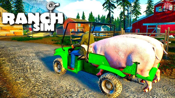 RANCH SIMULATOR Ep4 Time for Market selling meat and buying Pigs 