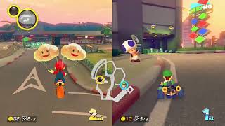 How close can a race between a washed MK8 noobrunner and a casual end up with a 1round handicap?