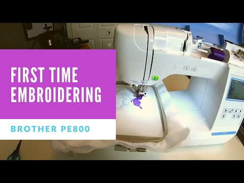 Brother PE 800 Unboxing & First Time Setup 