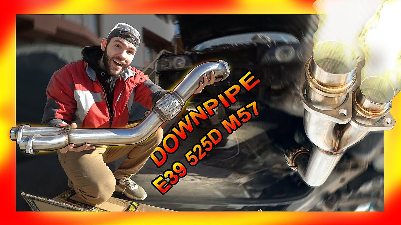 DOWNPIPE de 90MM pe BMW-ul E39 525dA Touring *cum se aude acum??*