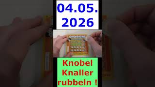 Rubbellos Knobel Knaller an Tag 886 Jahr 3