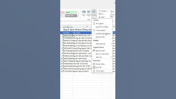 2) Fix Dòng Cột Trong Excel - Tri Thức 4.0 #Shorts #excel #thuthuatexcel
