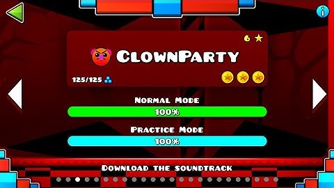 ClownParty All Coins - Geometry Dash Deeper Space