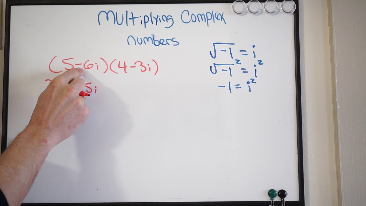 Multiplying complex numbers - YouTube