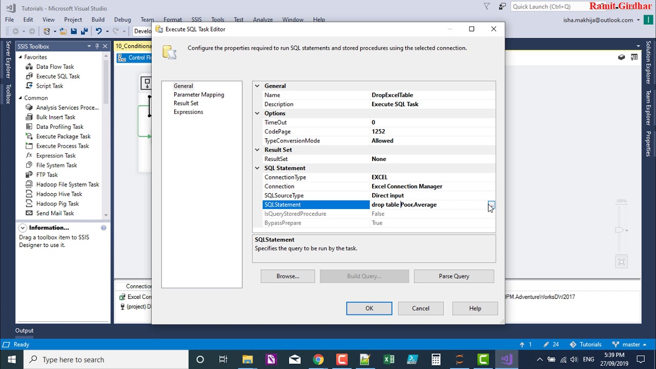 truncate คือ  New Update  SSIS - Excel Truncate And Load - Reload data in Excel