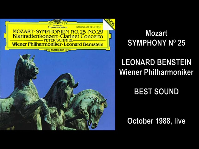Watch Mozart: Symphony nº 25 In G Minor, K 183 - Leonard Bernstein, Vienna Philharmonic Orchestra on YouTube Watch Mozart: Symphony nº 25 In G Minor, K 183 - Leonard Bernstein, Vienna Philharmonic Orchestra on YouTube