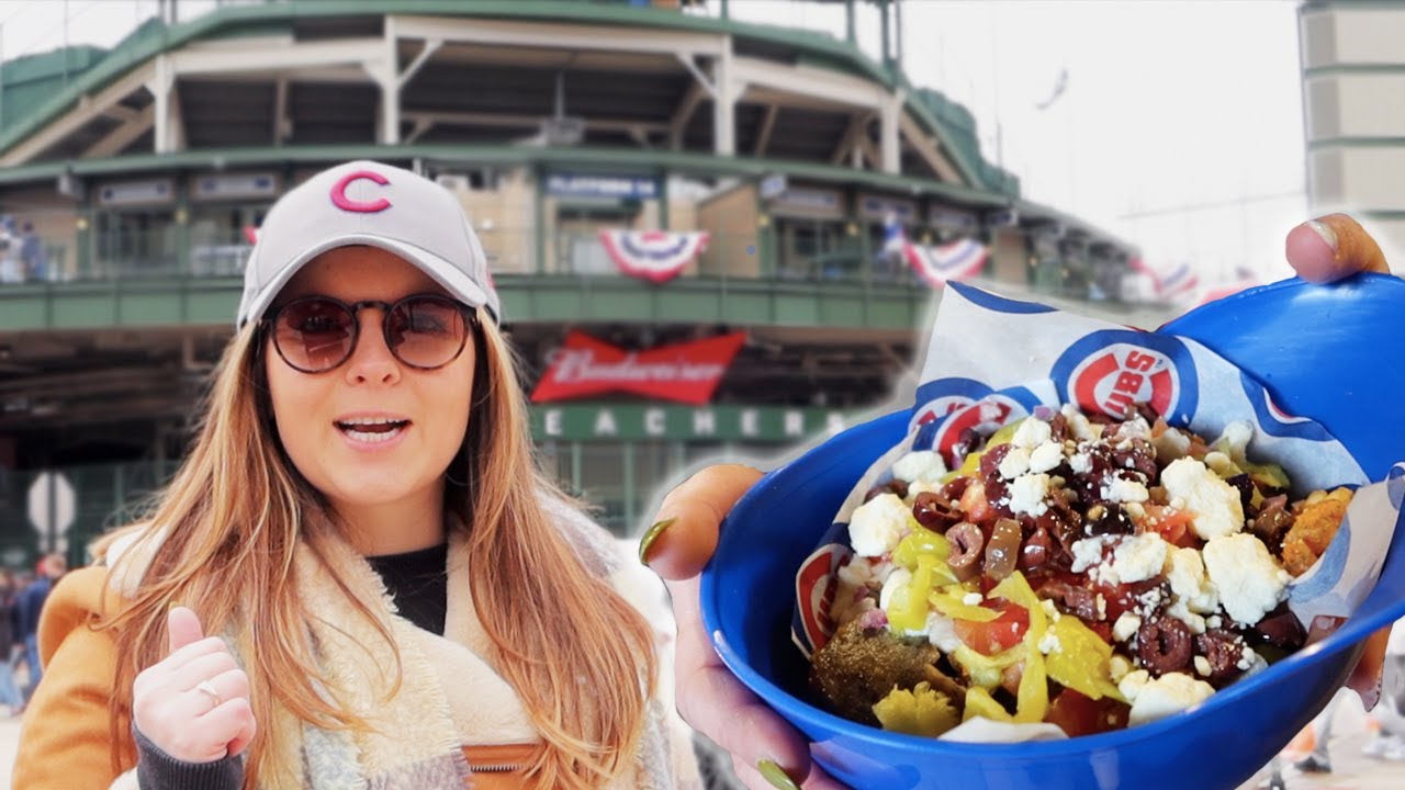 Trying NEW FOOD At Chicago's Wrigley Field YouTube