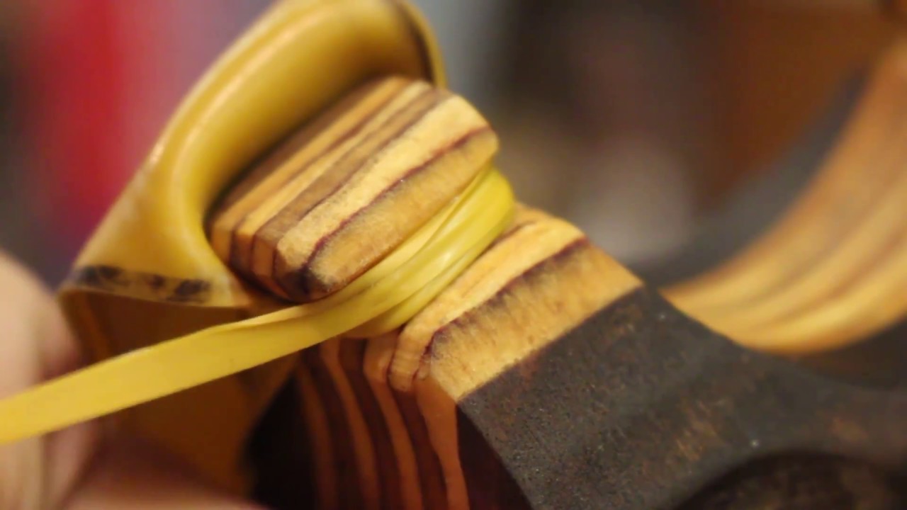 How to Attach Theraband Gold Flat Bands to a Slingshot YouTube