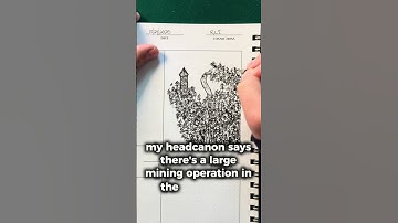 Dungeon Year: Day 59 - Forest! #ttrpg #dnd #gaming #rpg #drawing #art #creative #tabletopgaming #osr