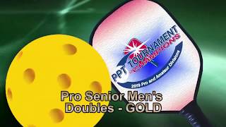 2019 Tournament of Champions Senior Men's Doubles Pro Gold Medal Match
