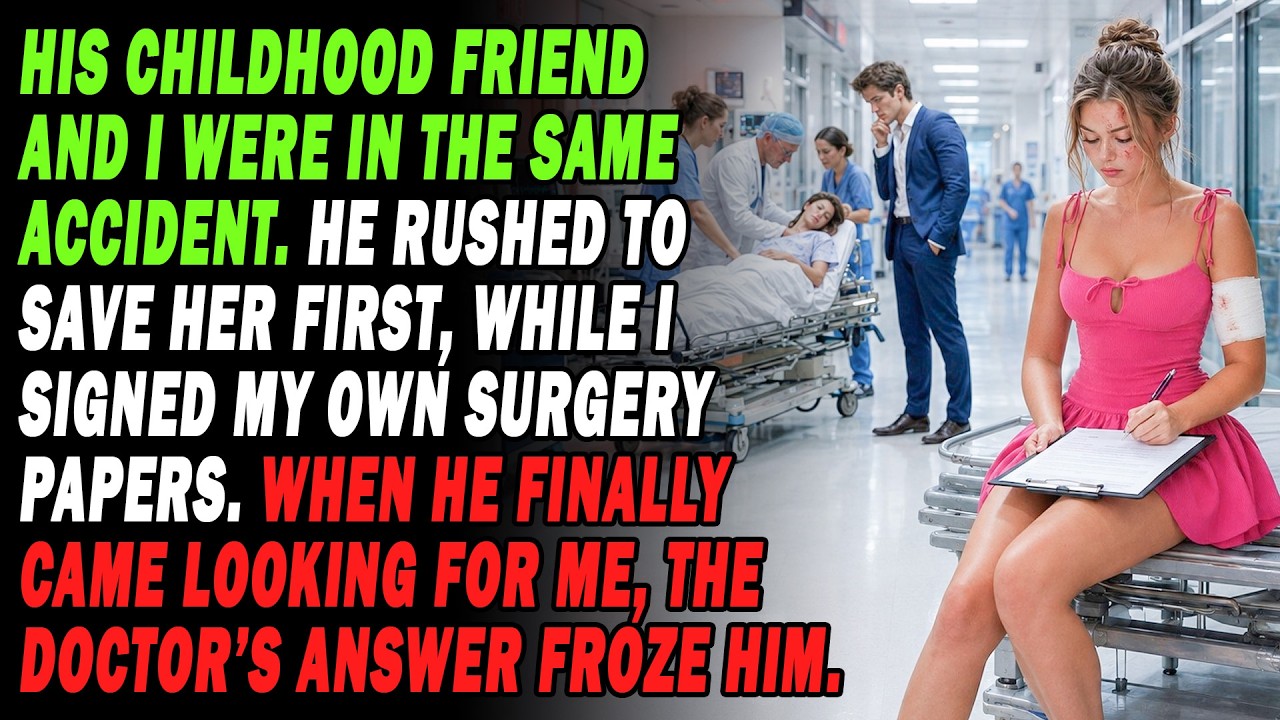 📝🏥He Signed For Her First, Told Doctors To Save Her. I Signed Mine. When He Remembered Me...