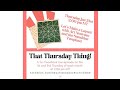 “That Thursday Thing” FB Live Ep#2 - 12x12 Scrapbook Layout with Creative Memories Sunshine Template