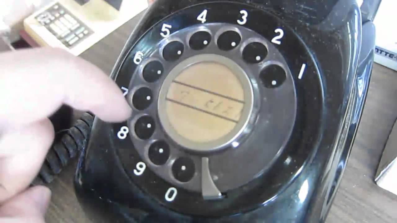 ミニマリストライフ How To Use Dial Phone 昔のダイヤル式電話の使い方 Youtube