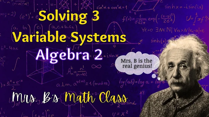 Solve 3 Variable Systems - Substitution