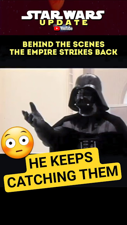 DARTH VADER Behind the Scenes (The Empire Strikes Back) #starwars #shorts