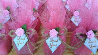 DIY Easy Wedding Favors || How to make Wedding Favors Ideas (with Scented Candles)