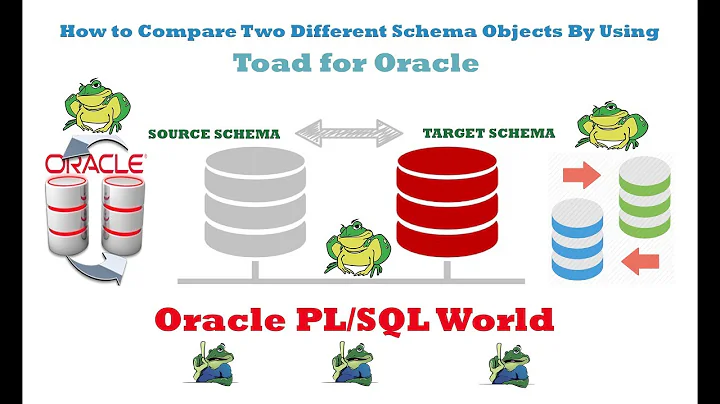 How to Compare two Different Oracle Schema Objects by Using Toad for Oracle