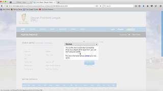 Cricclubs Site demo 11 - How to claim your player profile screenshot 4