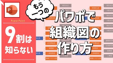 あまり知られていない、パワーポイントで効率的に組織図を作る方法 [PowerPoint小技・小ネタテクニック]