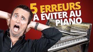 5 ERREURS À ÉVITER AU PIANO chords