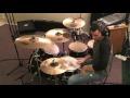 Thomas rhett  crash and burn drum cover