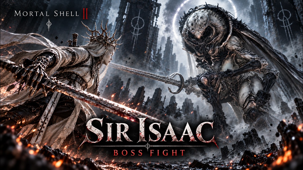Sir Isaac, the Scholar-Prince Boss Fight | Mortal Shell 2