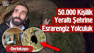 50.000 Kişilik Yeraltı Şehrine Esrarengiz Yolculuk -Soluksuz İzleyeceksiniz- Derinkuyu- Fatih Atmaca